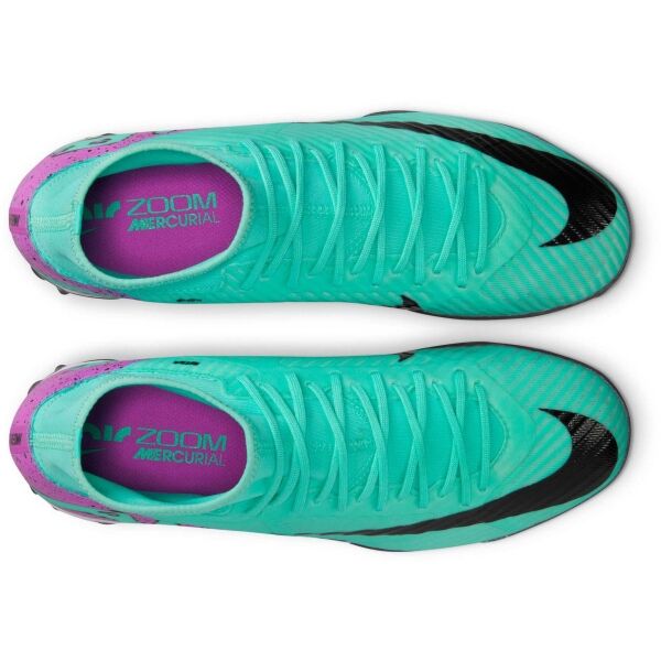 Nike ZOOM MERCURIAL SUPERFLY 9 ACADEMY TF Мъжки футболни обувки, тюркоазено, Veľkosť 45.5