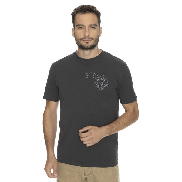 BUSHMAN NEALE Мъжка тениска, черно, Veľkosť XL