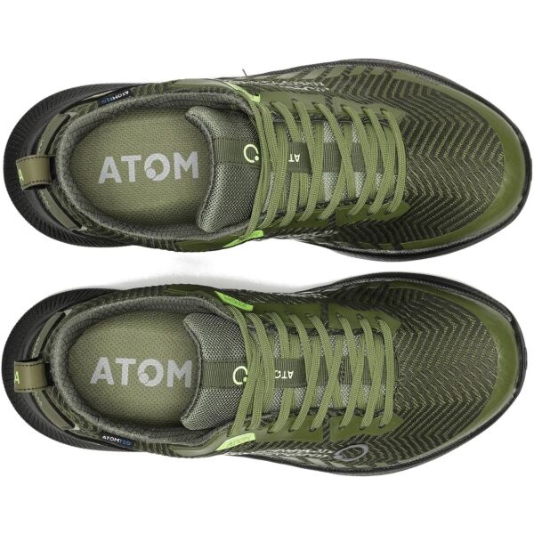 ATOM TERRA HIGH-TEX Мъжки обувки за трейл бягане, зелено, Veľkosť 44