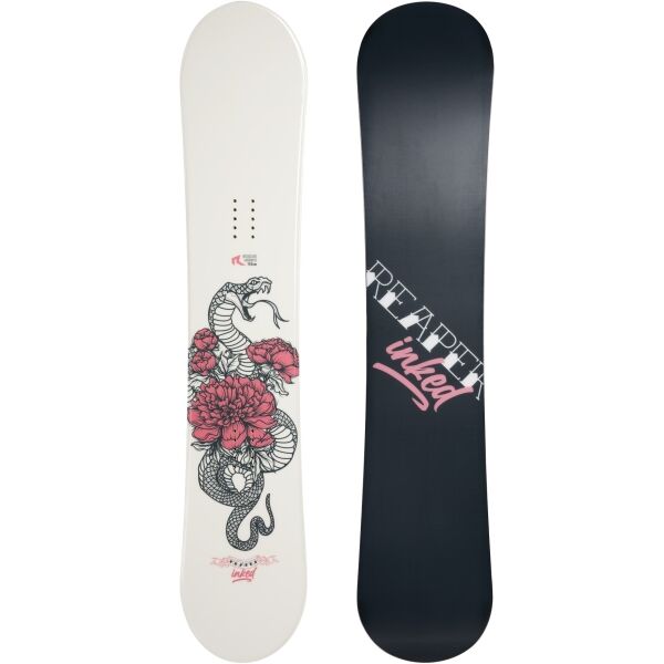Reaper INKED Damen Snowboard, Weiß, Größe 140