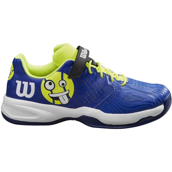 Wilson KAOS EMO KIDS Детски обувки за тенис, синьо, размер 30 2/3
