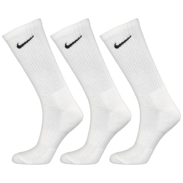 Nike EVERYDAY CUSH CREW 3PR U Чорапи, бяло, размер
