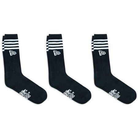 New Era STRIPE CREW 3PACK - Ponožky