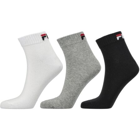 Fila QUARTER PLAIN SOCKS 3P - Ponožky