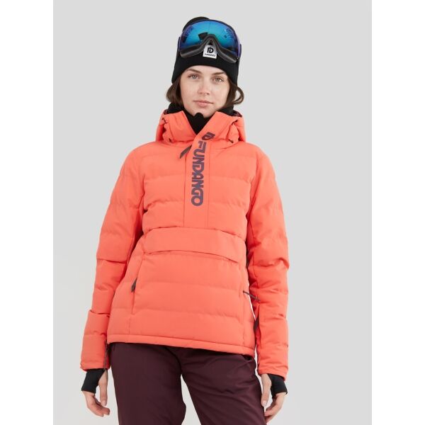 FUNDANGO EVERETT Damen Skijacke/Snowboardjacke, Orange, Größe S