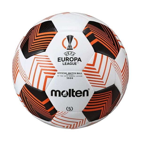Molten F5U3600-34 UEFA EUROPA LEAGUE Футболна топка, бяло, размер