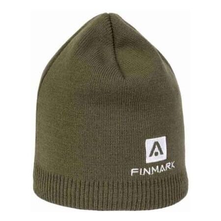 Finmark Zimná čiapka - Zimná pletená čiapka