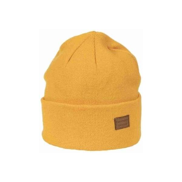 Finmark Zimní čepice Зимна плетена  шапка, жълто, Veľkosť Os