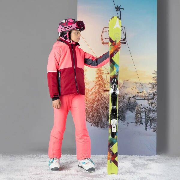 CMP KID G SET JACKET AND PANT Mädchen Skikombination, Weinrot, Größe 116