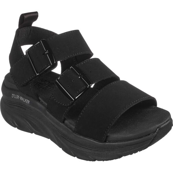 Skechers D'LUX WALKER-RETRO COSMOS Dámske sandále, čierna, veľkosť