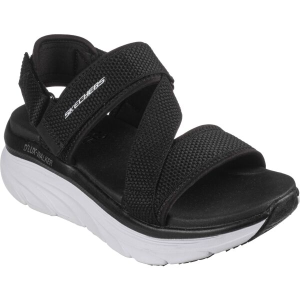 Skechers D'LUX WALKER - KIND MIND Dámske sandále, čierna, veľkosť