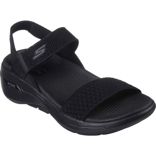 Skechers GO WALK ARCH FIT - POLISHED Dámske sandále, čierna, veľkosť