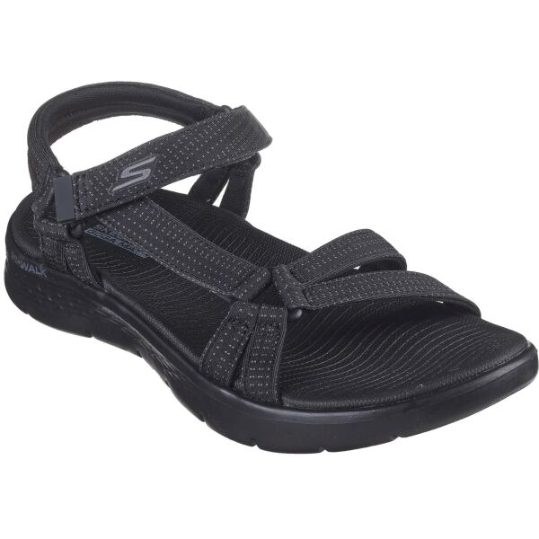 Skechers GO WALK FLEX - SUBLIME-X Dámske sandále, čierna, veľkosť