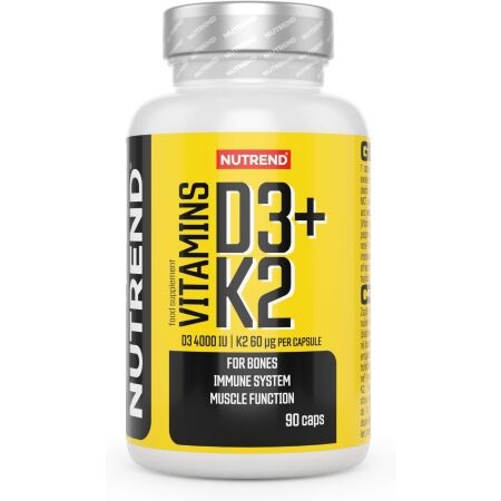 Nutrend VITAMINS D3+K2 90 CAPS - Doplněk stravy