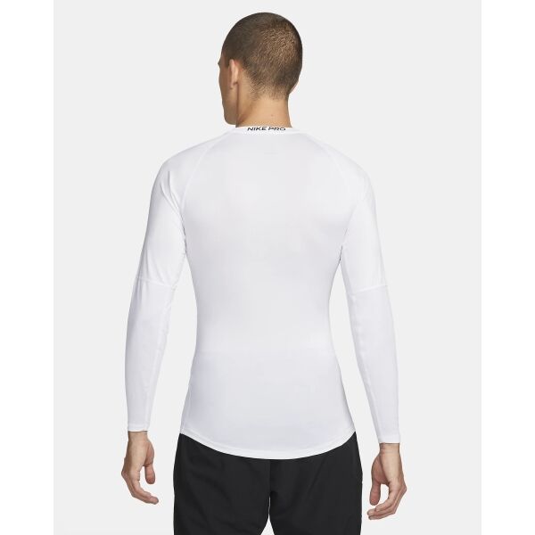 Nike DRI-FIT Herren Thermoshirt, Weiß, Größe M