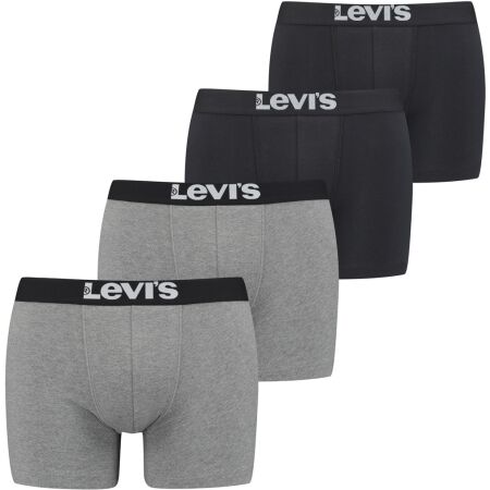 Levi's SOLID BASIC BRIEF 4P - Pánske boxerky