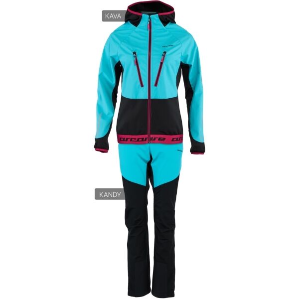 Arcore KANDY Дамски панталони за ски алпинизъм, черно, Veľkosť L