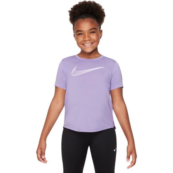 Nike ONE Dievčenské tričko, fialová, veľkosť