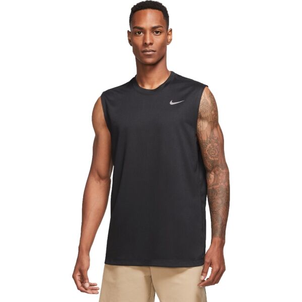 Nike DRI-FIT LEGEND Férfi ujjatlan póló, fekete, méret