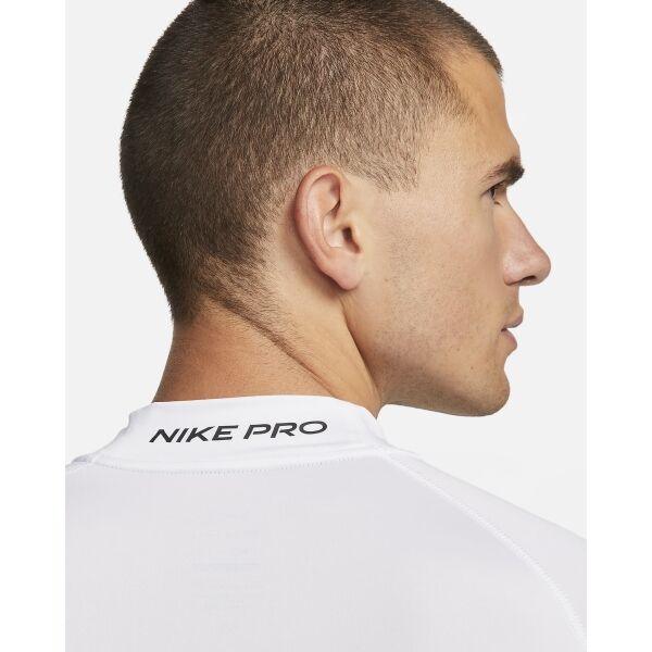 Nike DRI-FIT Herren Thermoshirt, Weiß, Größe L