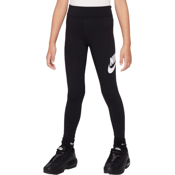 Nike SPORTSWEAR ESSENTIALS Lány leggings, fekete, méret