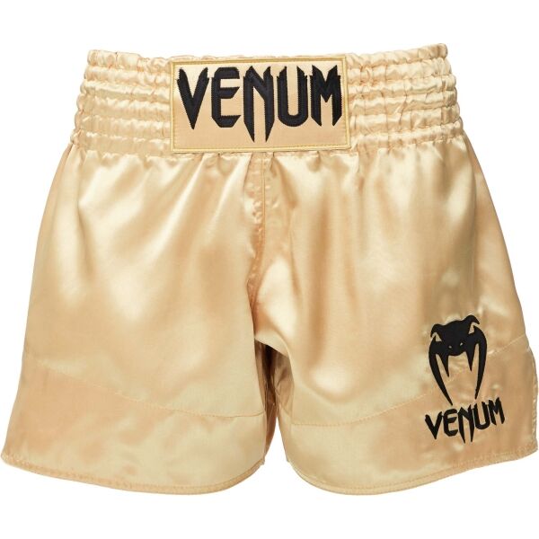 Venum CLASSIC MUAY THAI SHORTS Shorts Für Das Thai Boxen, Golden, Größe L
