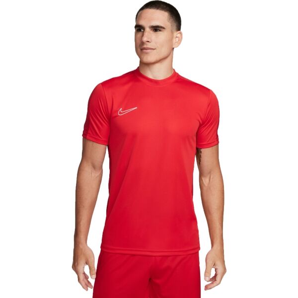 Nike DRI-FIT ACADEMY Pánske Futbalové Tričko, červená, Veľkosť L