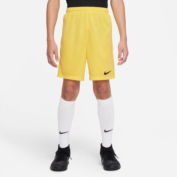 Nike DRI-FIT PARK 3 JR TQO Fußballshorts Für Jungs, Gelb, Größe M
