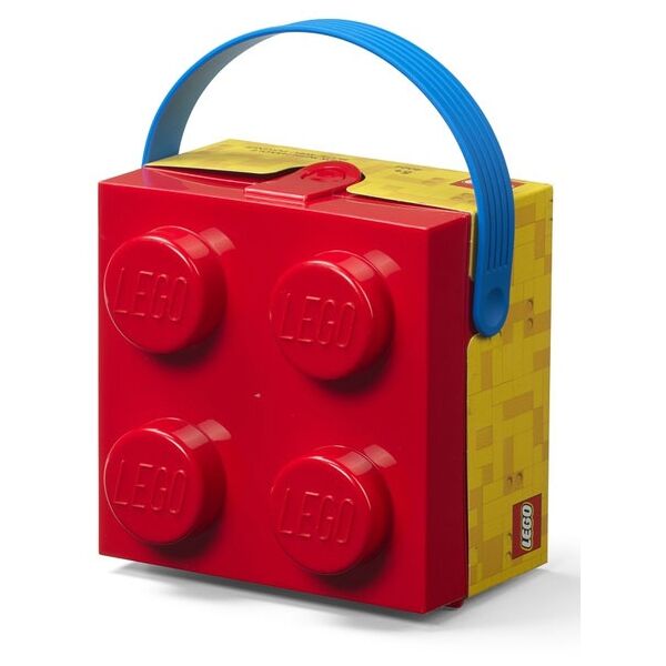 LEGO Storage HANDLE BOX Essensbox, Rot, Größe Os