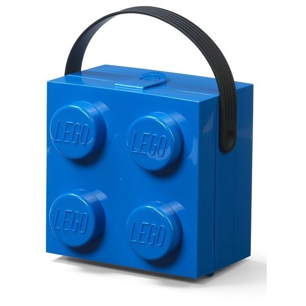 LEGO Storage HANDLE BOX Кутия за закуска, синьо, Veľkosť Os