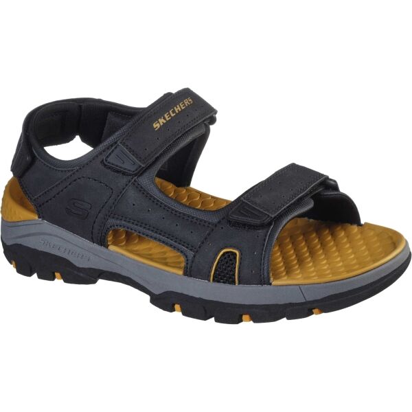 Skechers TRESMEN - HIRANO Pánske sandále, čierna, veľkosť
