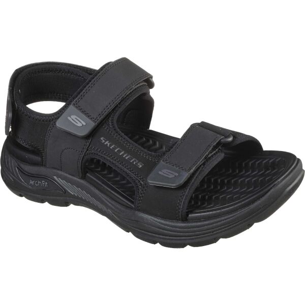 Skechers ARCH FIT MOTLEY SD - KONTRA Pánske sandále, čierna, veľkosť