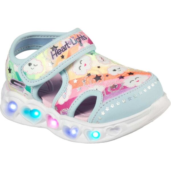Skechers HEART LIGHTS SANDALS-CUTIE CLOUDS Dievčenské sandále, mix, veľkosť