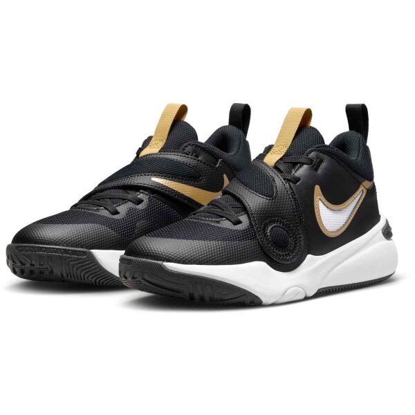 Nike TEAM HUSTLE D 11 Детски баскетболни обувки, черно, Veľkosť 36