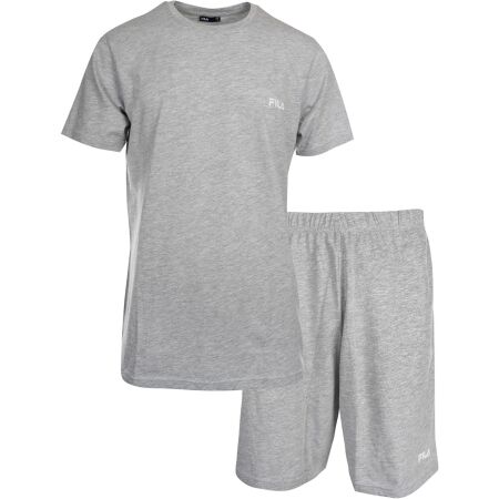 Fila SET SHORT SLEEVES T-SHIRT AND SHORT PANTS IN JERSEY - Pyjama für Herren