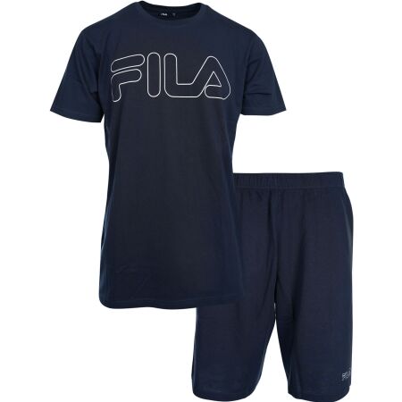 Fila SET SHORT SLEEVES T-SHIRT AND SHORT PANTS IN JERSEY - Férfi pizsama