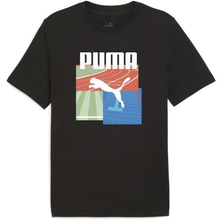 Puma GRAPHIC SUMMER SPORTS TEE - Pánske tričko