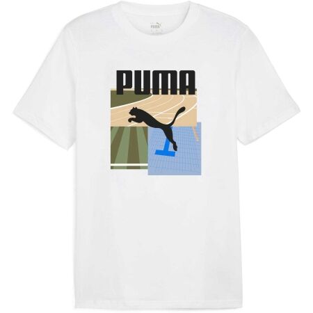 Puma GRAPHIC SUMMER SPORTS TEE - Мъжка тениска