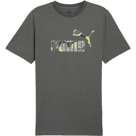 Puma ESS + CAMO GRAPHIC TEE - Pánske tričko