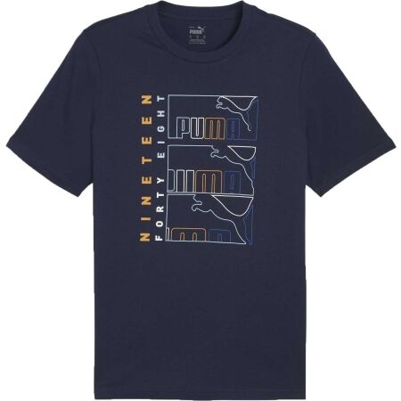 Puma GRAPHIC TRIPLE NO 1 LOGO TEE - Мъжка тениска