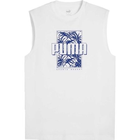 Puma ESSENTIALS + PALMS RESORT SLEEVESS TEE - Pánske tričko bez rukávov