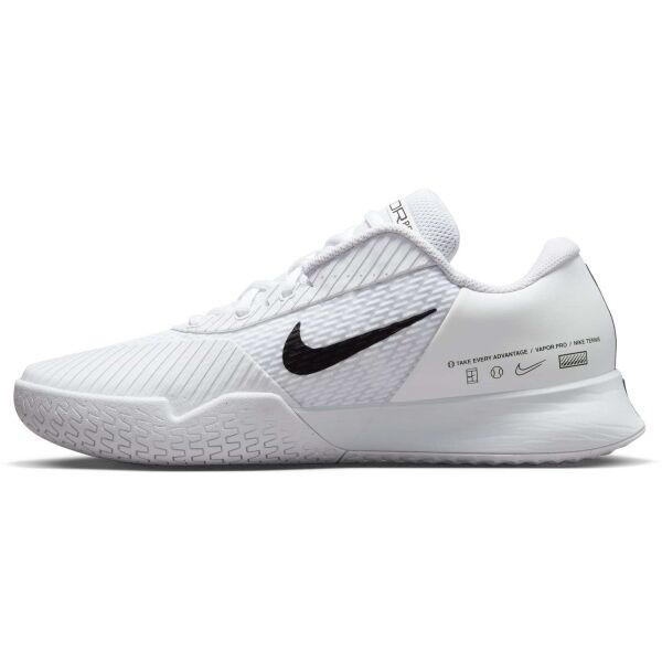Nike COURT AIR ZOOM VAPOR PRO 2 Herren Tennisschuhe, Weiß, Größe 43