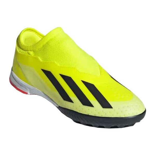 adidas X CRAZYFAST LEAGUE LL TF J Gyerek turf futballcipő, sárga, méret 36 2/3
