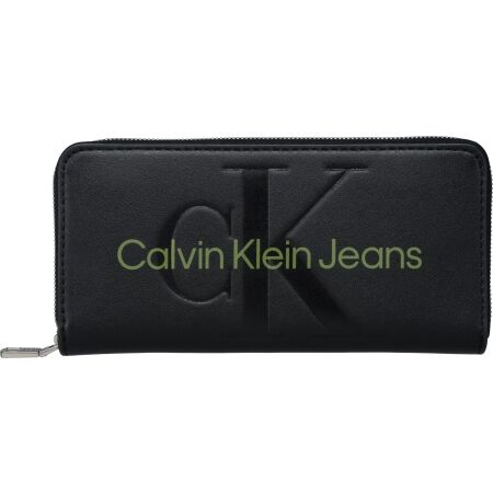 Calvin Klein SCULPTED MONO ZIP AROUND MONO - Дамско портмоне