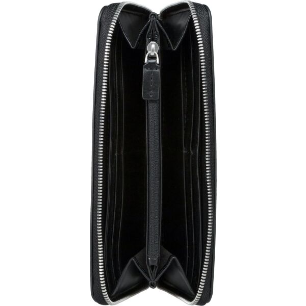 Calvin Klein SCULPTED MONO ZIP AROUND MONO Дамско портмоне, черно, Veľkosť Os