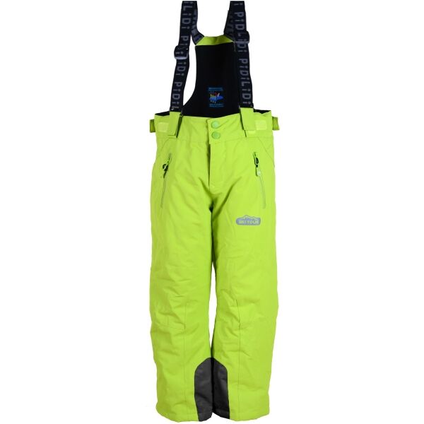 Pidilidi SKI PANTS Chlapčenské lyžiarske nohavice, reflexný neón, veľkosť