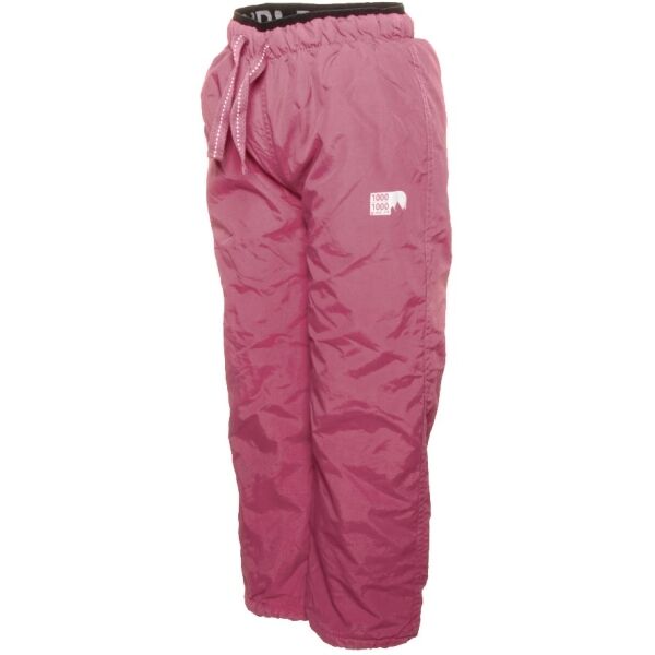 Pidilidi OUTDOOR PANTS Dievčenské outdoorové nohavice, vínová, veľkosť