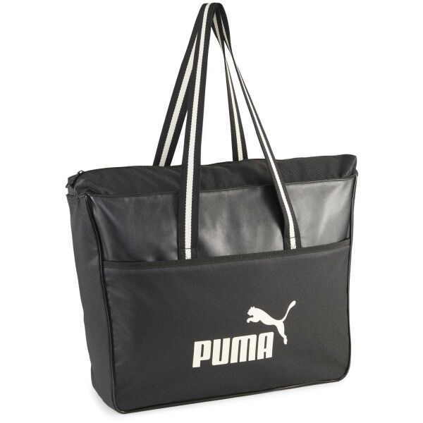 Puma CAMPUS SHOPPER Дамска чанта, черно, размер