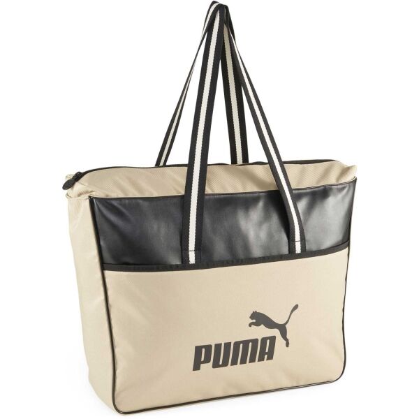 Puma CAMPUS SHOPPER Дамска чанта, бежово, размер