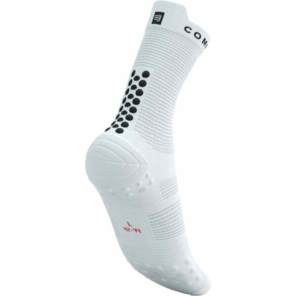 Compressport PRO RACING SOCKS V4.0 RUN Чорапи за бягане, бяло, Veľkosť T4